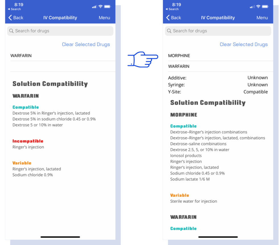 IV Compatibility Checker PEPID IV Compatibility Checker PEPID